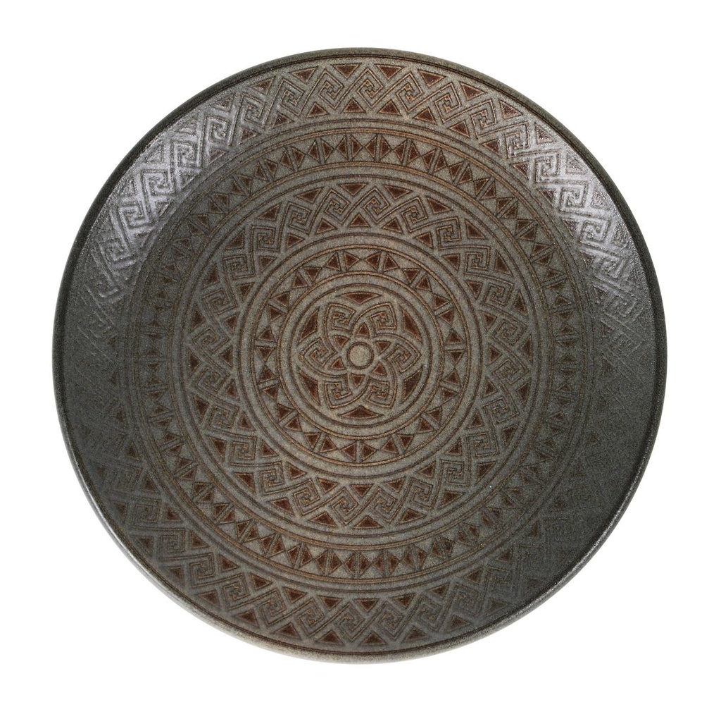 BREAD PLATE GOURMET DAMASQUINO ø17x2.2cm