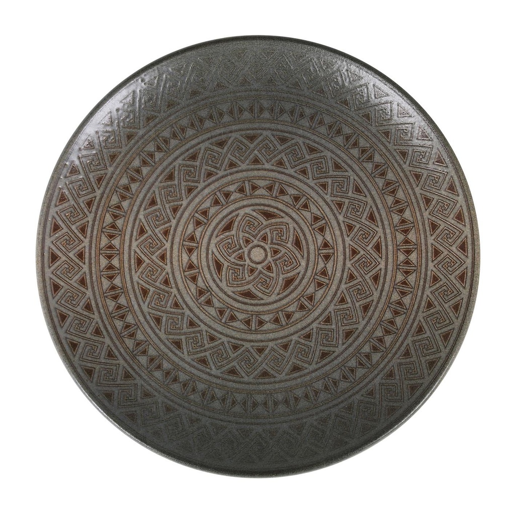 PLATO LLANO GOURMET DAMASQUINO ø23cm
