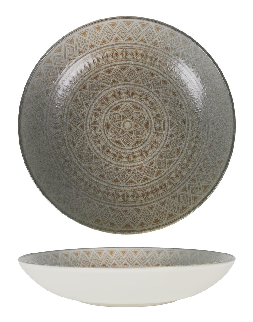 SOUP PLATE GOURMET DAMASQUINO ø23x4cm