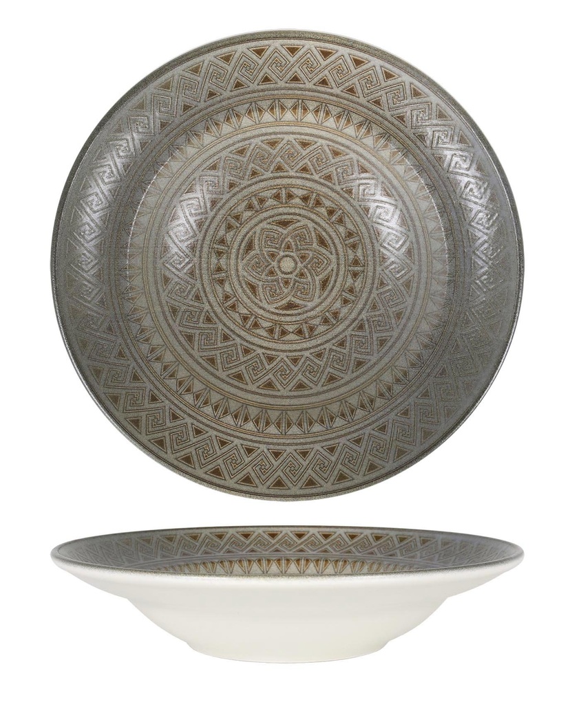 PASTA PLATE DAMASQUINO ø24x5cm
