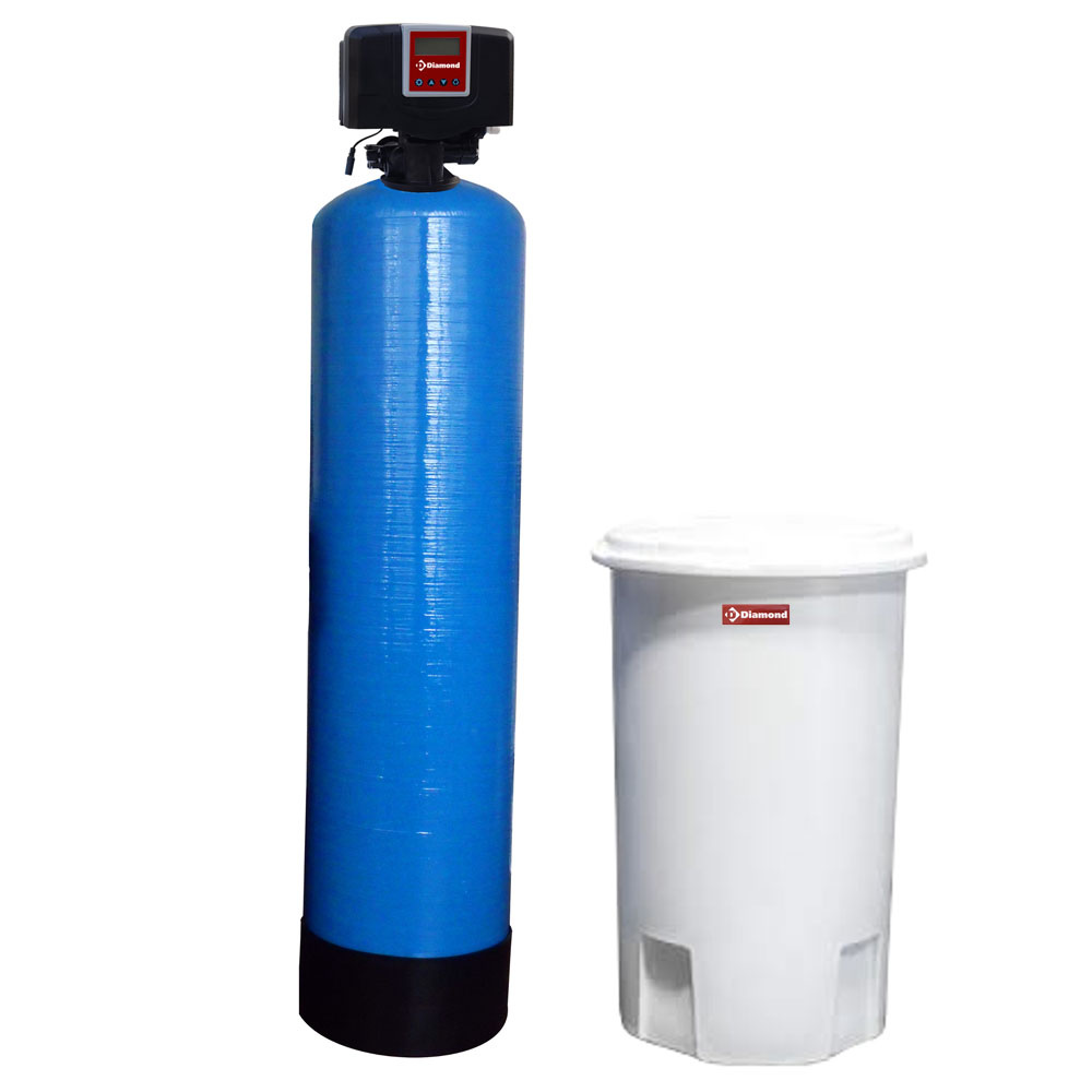 Adulcificador de agua crono volumetrico, 60 litros, con bombona