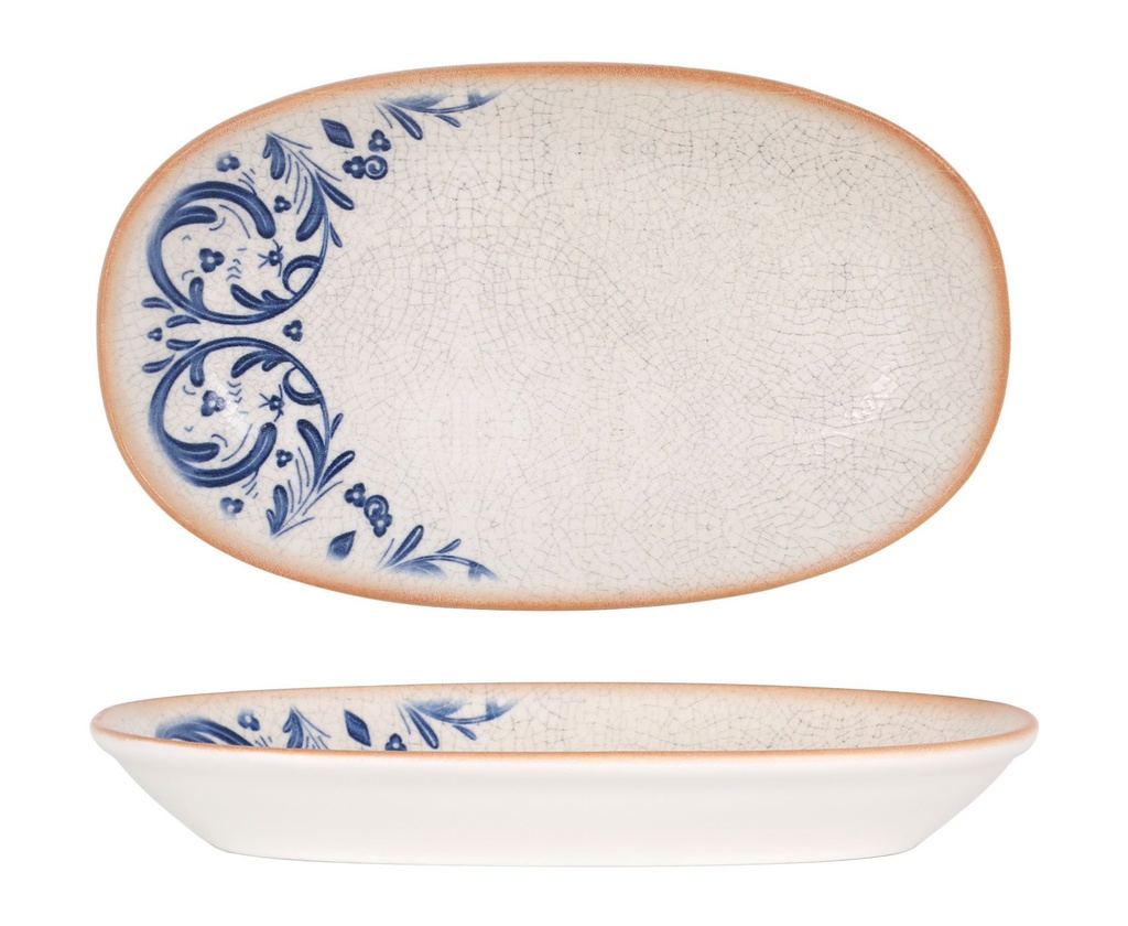 OVAL TRAY  GOURMET LAUDUM 24x14x3cm