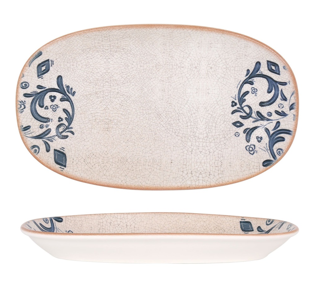 OVAL TRAY  GOURMET LAUDUM 29x17.6x3.2cm