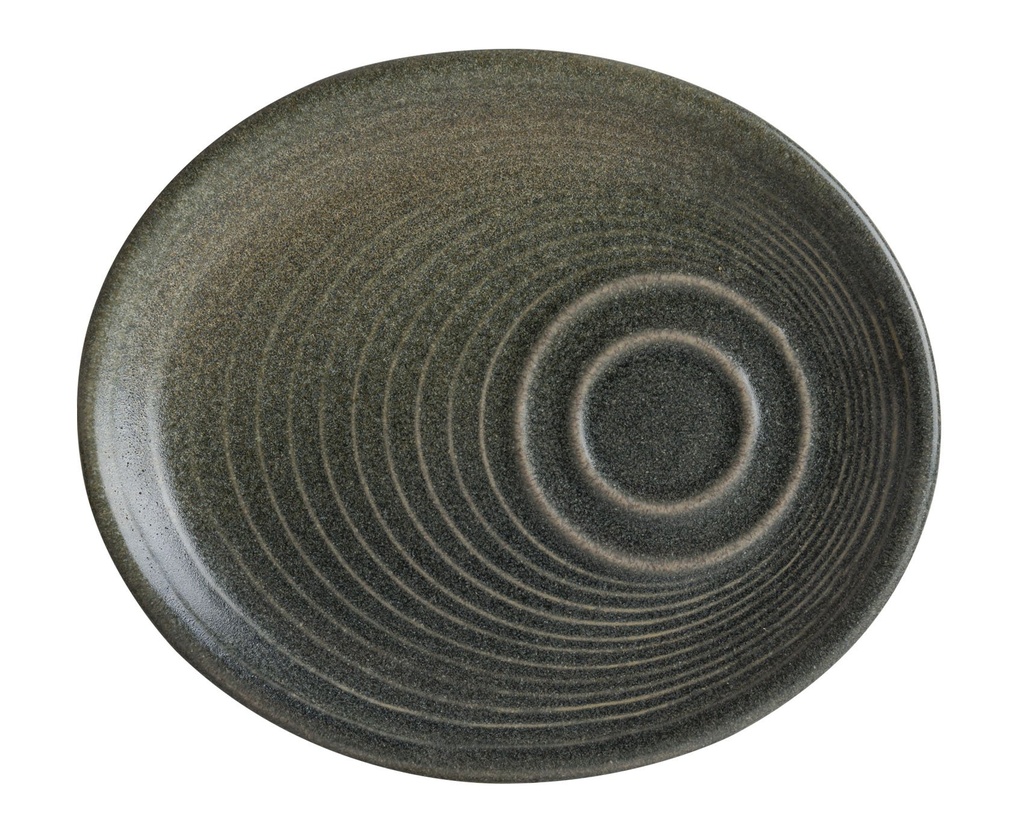 COFFEE PLATE RIPPLE MILETO 20x16.5x2cm