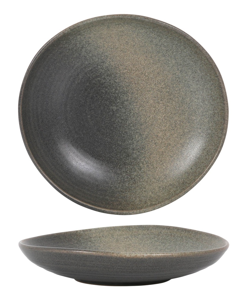 [B928359B] PLATO DEGUSTACION RIPPLE MILETO ø19x4cm