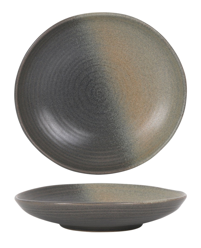 PLATO HONDO RIPPLE MILETO ø26x5cm