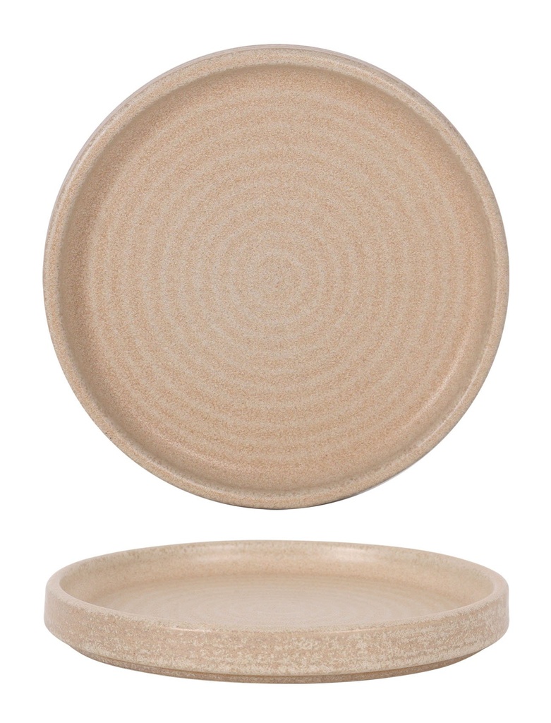 [B928357A] BREAD PLATE RIPPLE MIRAGE ø16x2cm