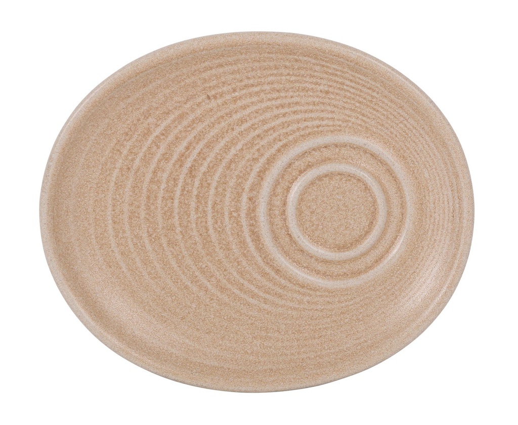 [B928365A] COFFEE PLATE RIPPLE MIRAGE 20x16.5x2cm
