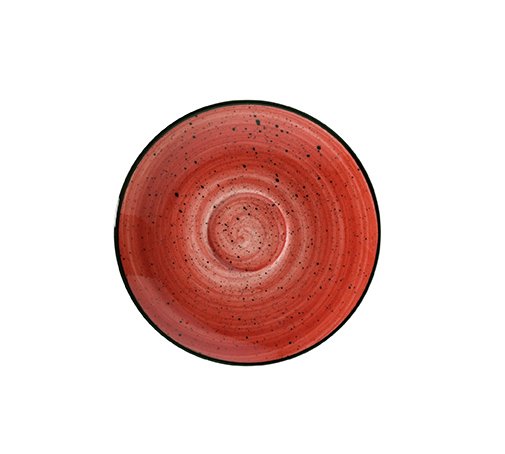 [B928099] § PLATO CAFE ø13CM PASSION GOURMET RED
