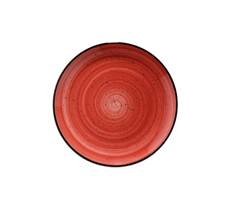 [B928082] PLATO POSTRE  ø 21 CM PASSION GOURMET RED
