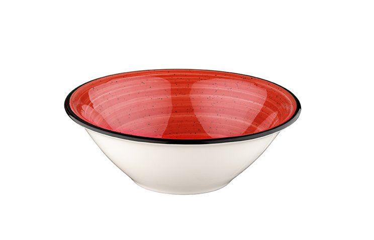 [B928088] BOWL ø16CM. 40CL PASSION GOURMET RED