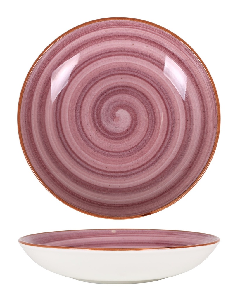 SOUP PLATE GOURMET PURPLE ø23x4cm
