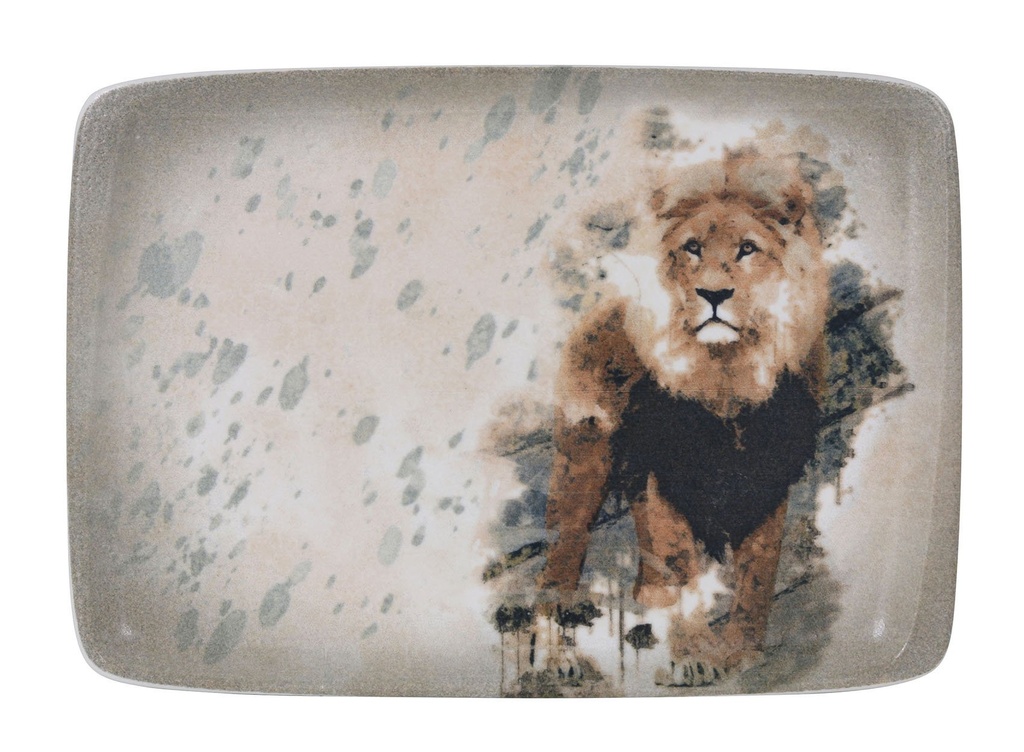 [B928326AH] BANDEJA LEON-SAVANNA  29x21cm