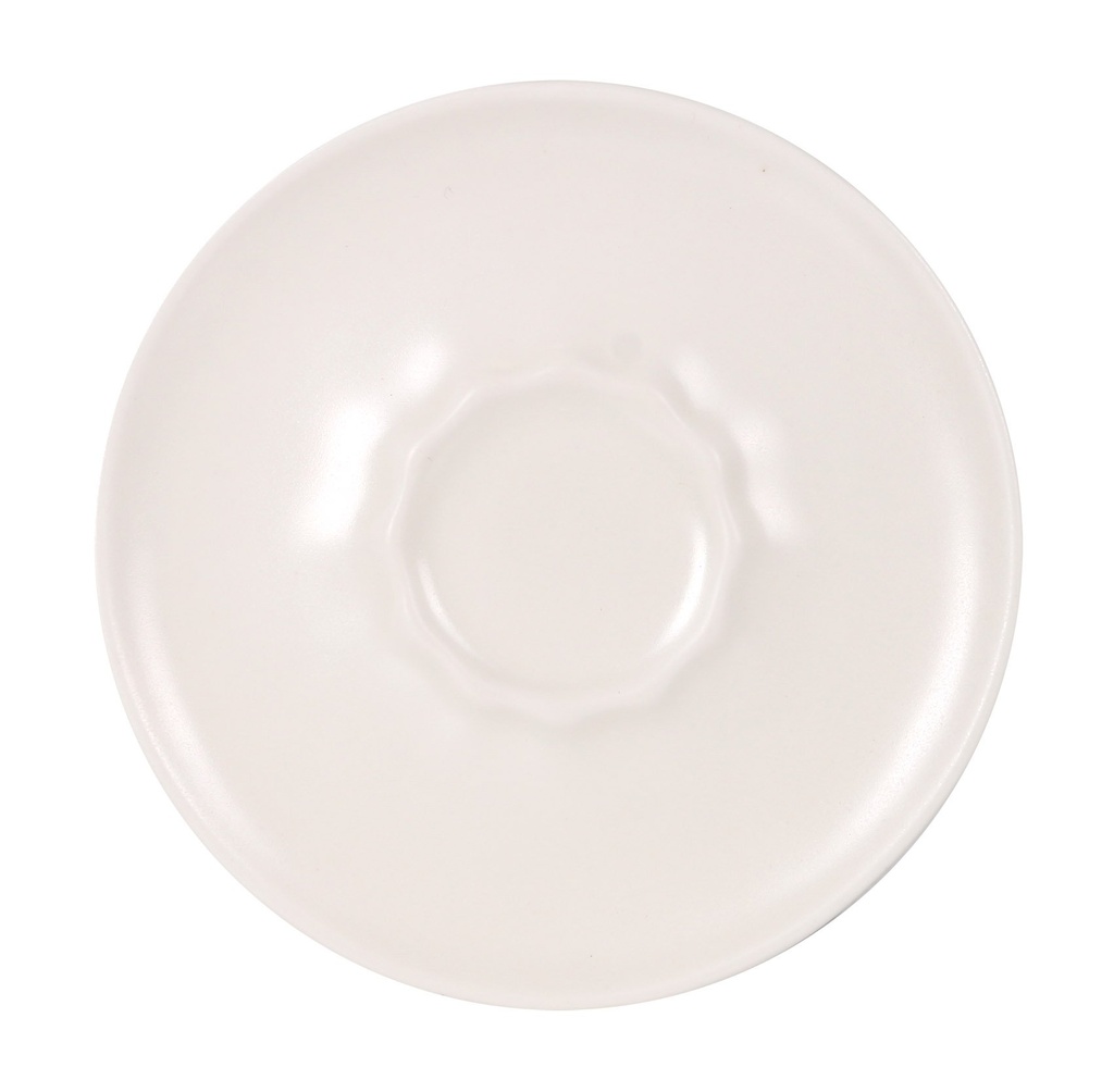 [B928353B] COFFE PLATE RAW MATT  ø12cm