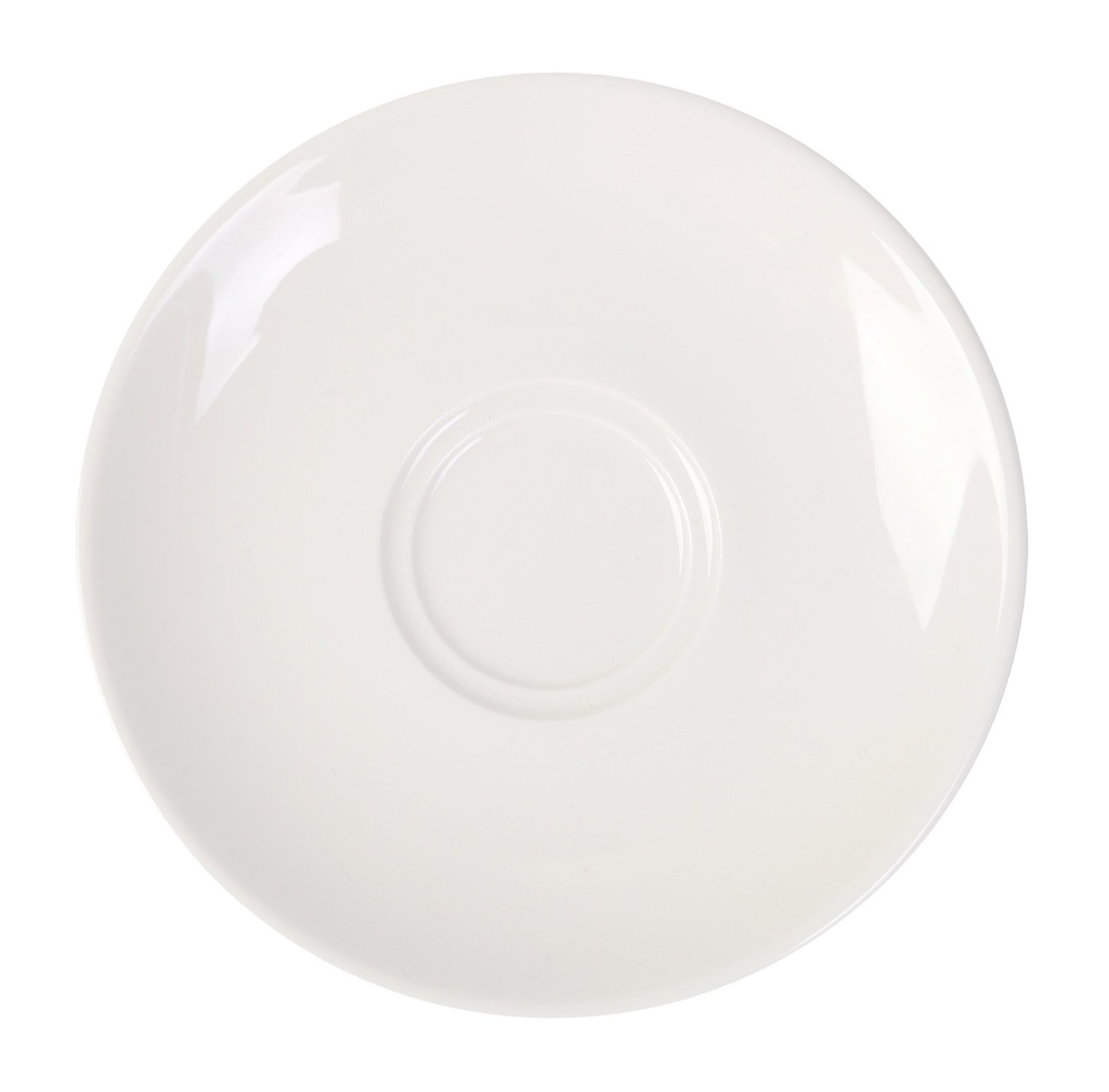 [B928347] COFFE W/MILK  PLATE RITA ø16cm