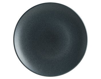 [B928003AJ] FLAT PLATE  GOURMET GRAPHITE ø25x2.5cm