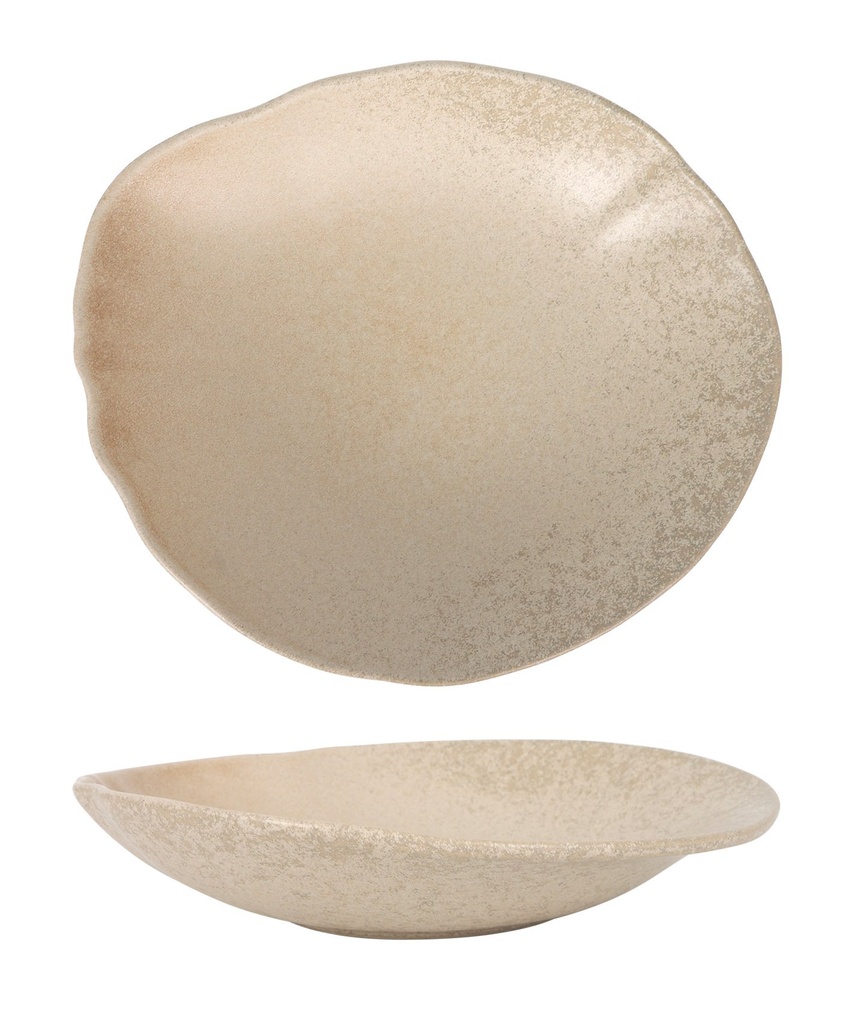 [B928379B] PLATO HONDO TONE SAHARA 27x23.5x4cm 1L