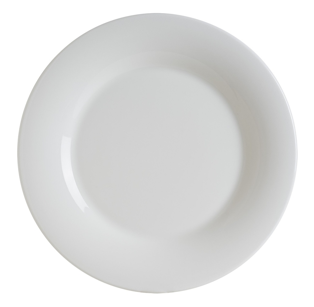 [B928448] FLAT PLATE ALBUS ø28x2.5cm