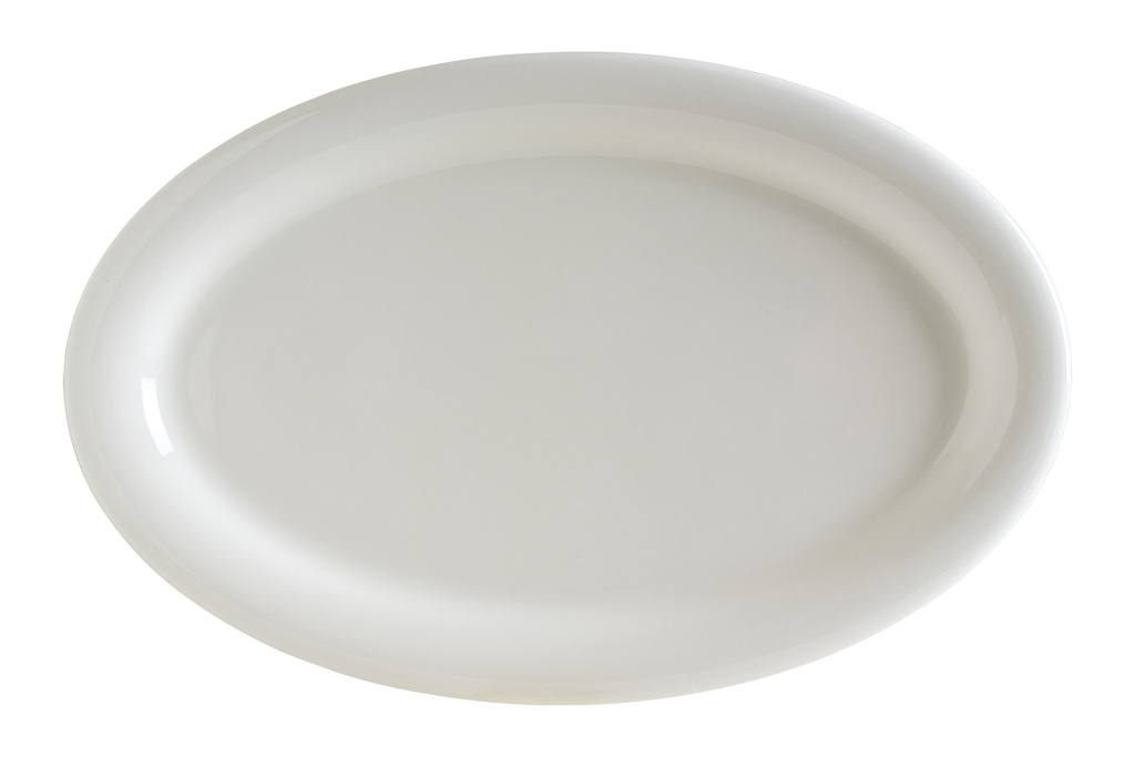 [B928456] OVAL TRAY ALBUS 22x14x2cm