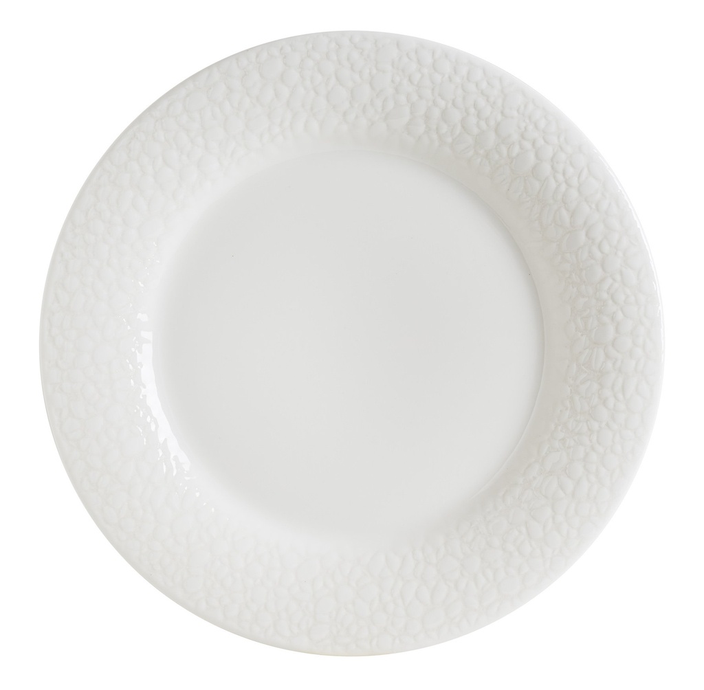 [B928450AR] PLATO POSTRE ALBUS PORTEÑO ø22x2cm