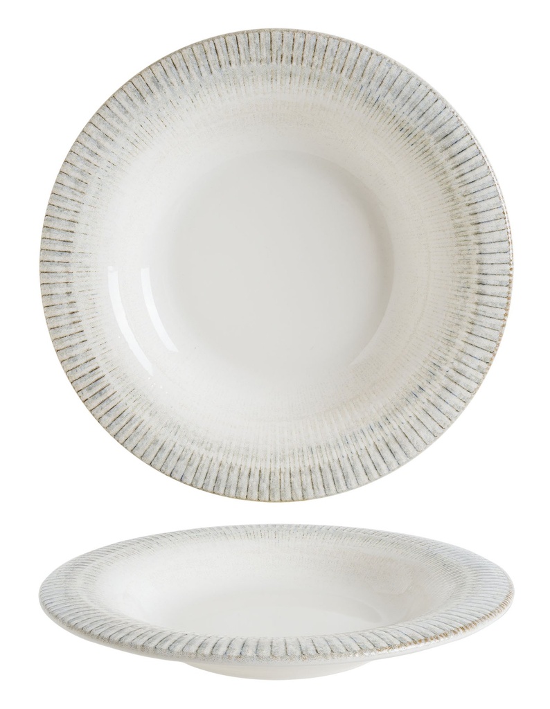 [B928452AS] DEEP PLATE ALBUS GALATA ø23x3.5cm