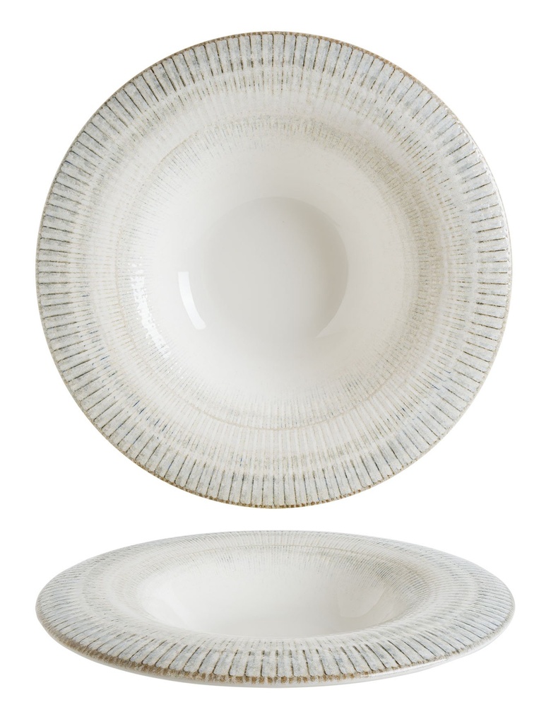 [B928453AS] PASTA PLATE ALBUS GALATA ø28x5cm