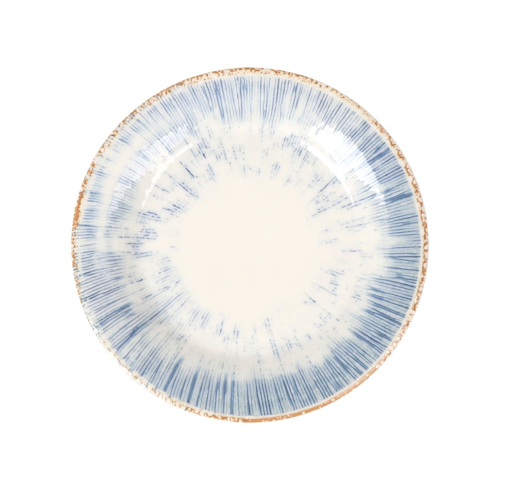 [B928451AU] BREAD PLATE ALBUS AZUR ø18x2cm
