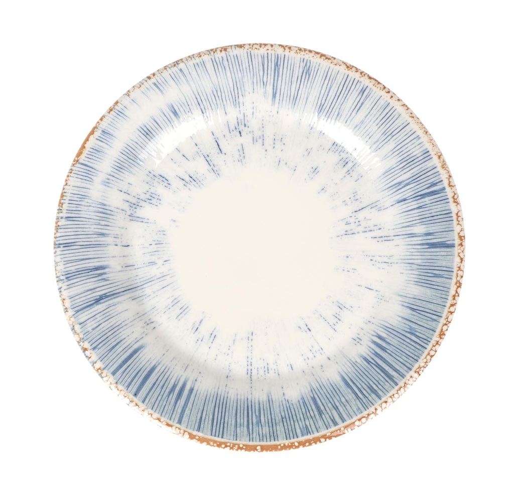 [B928448AU] FLAT PLATE ALBUS AZUR ø28x2.5cm