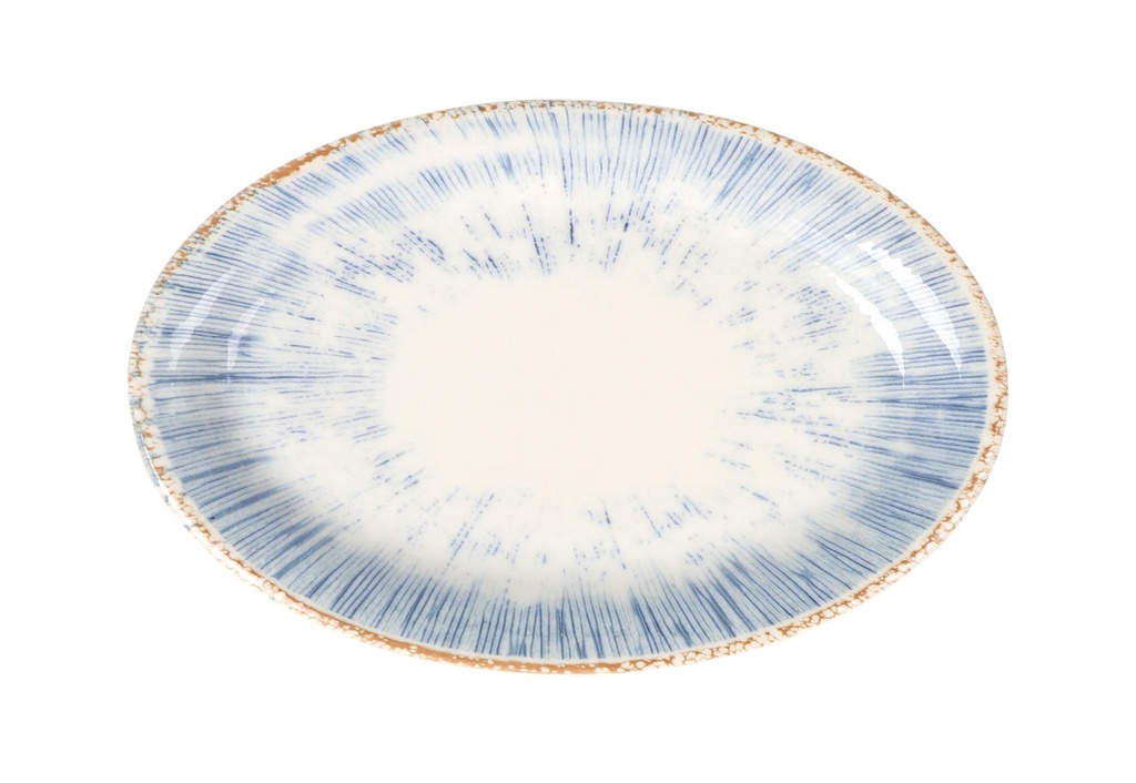 [B928456AU] OVAL TRAY ALBUS AZUR 22x14x2cm