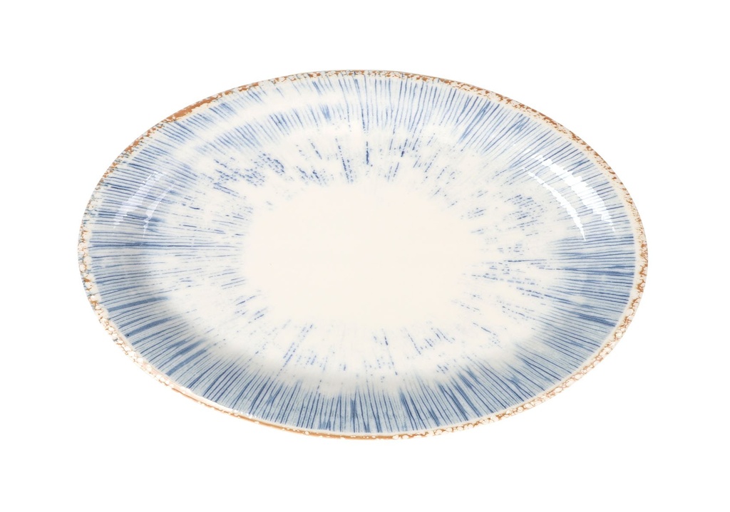 BANDEJA OVAL ALBUS AZUR 28x18x2cm