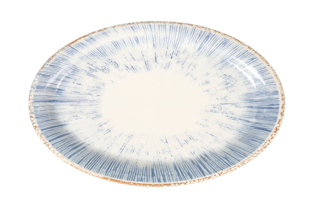BANDEJA OVAL ALBUS AZUR 32x21x2cm