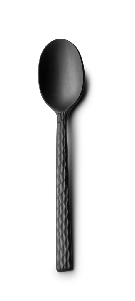[B150719310109] #-96-CUCHARA MOKA OLIVE 18/0 MATE NEGRO