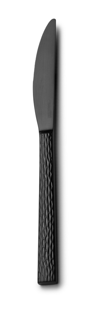 #-48- DINNER KNIFE OLIVE 13/0 MATT BLACK