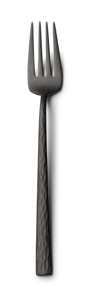 #-96- CAKE FORK KYOSHI 18/0 VINTAGE BLAC