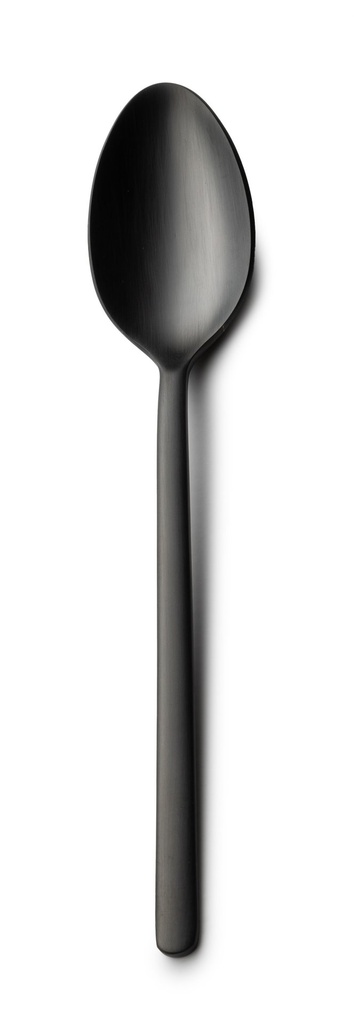 [B150709310109] #-96-CUCHARA MOKA NATURE 18/0 MATE NEGRO