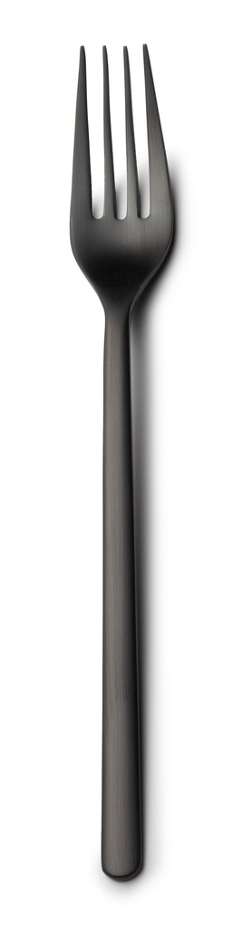 [B150709310108] #-96-TENEDOR LUNCH NATURE 18/0 MATE NEGRO