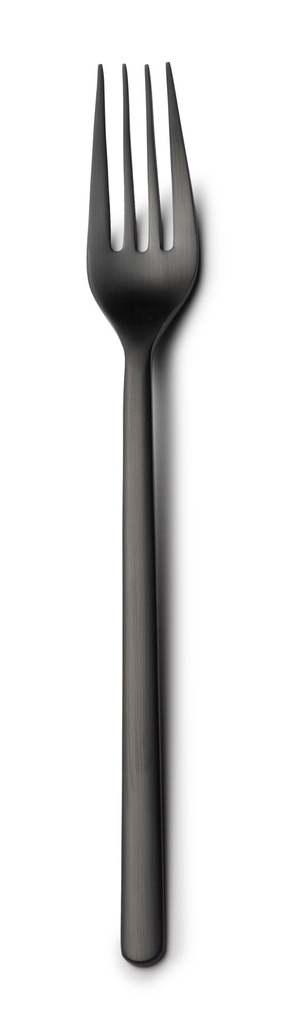 [B150709310102] #-48-TENEDOR MESA NATURE 18/0 MATE NEGRO