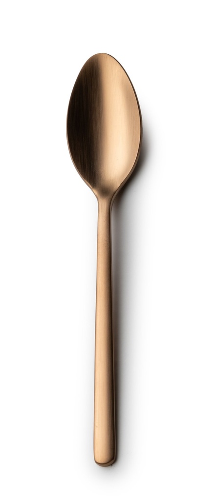 [B150709320109] #-96-CUCHARA MOKA NATURE 18/0 MATE COBRE