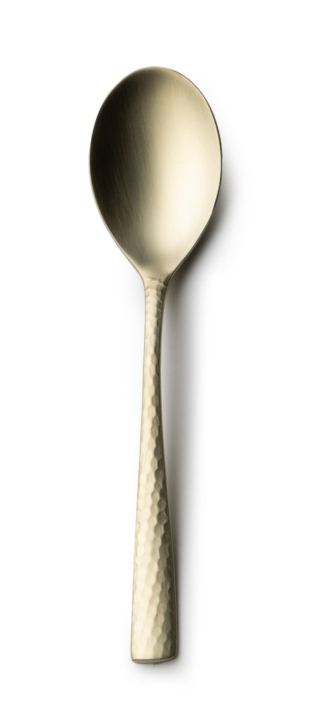 #-96- MOKA SPOON MERCURY 18/0 MATT CHAMP