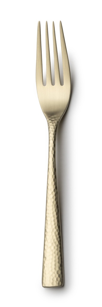 #-48-TENEDOR POSTRE MERCURY 18/0 MATE CHAMPAGNE