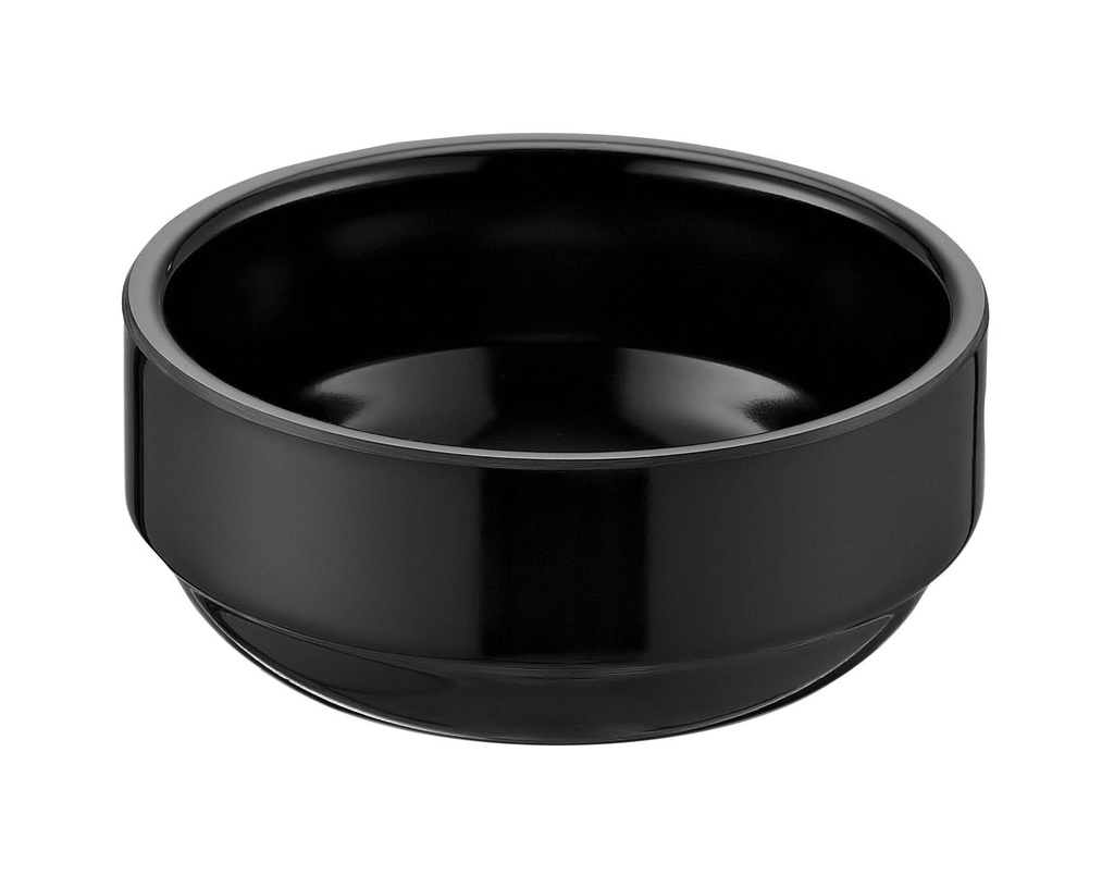 [B9821308N] BLACK BOWL ø8x3.5 cm