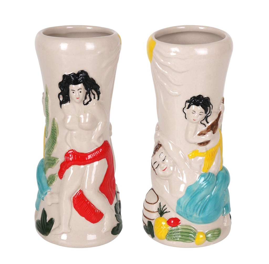 #-24- TIKI DANCING ø8x18cm 40cl