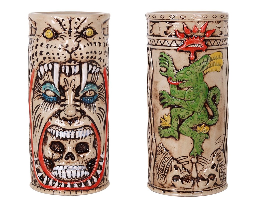 #-24- TIKI PANTHER ø10x20cm 85cl