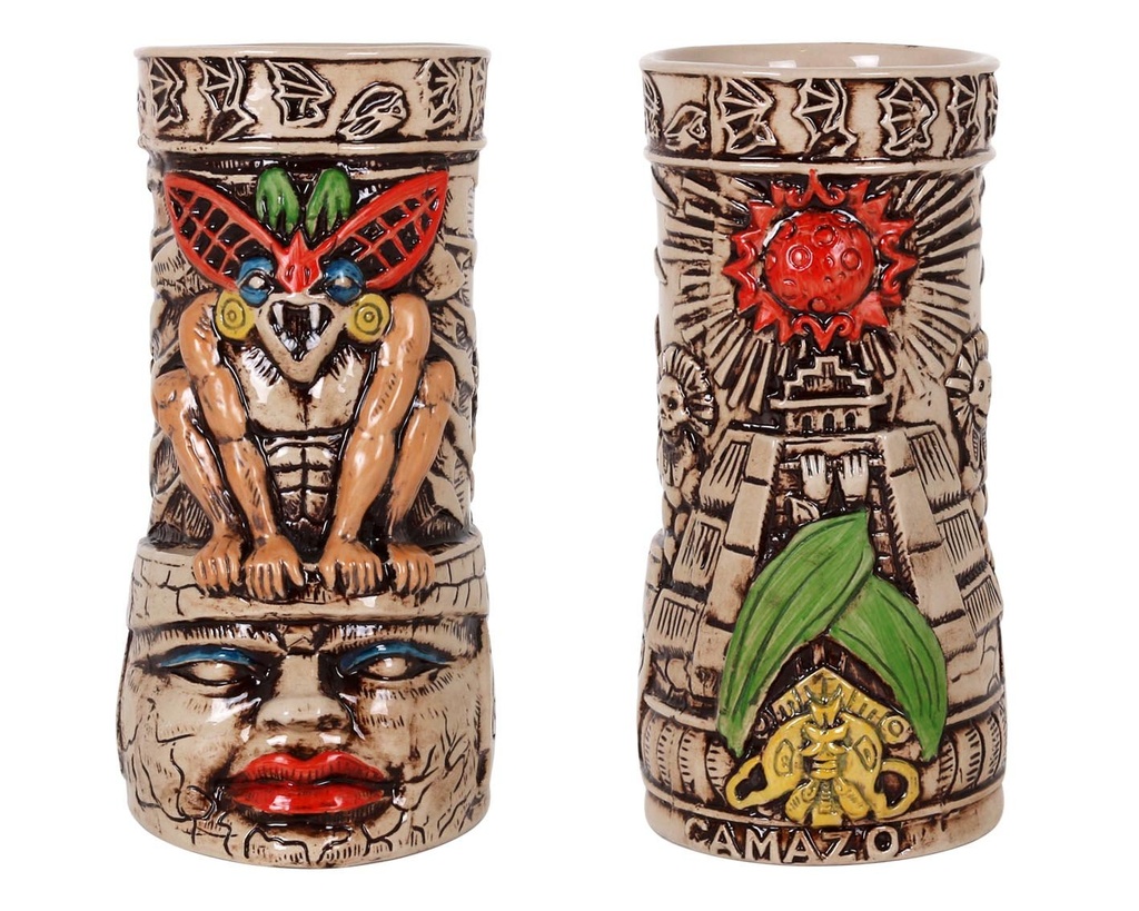 #-24- TIKI CAMAZOT 10x10x19cm 70cl