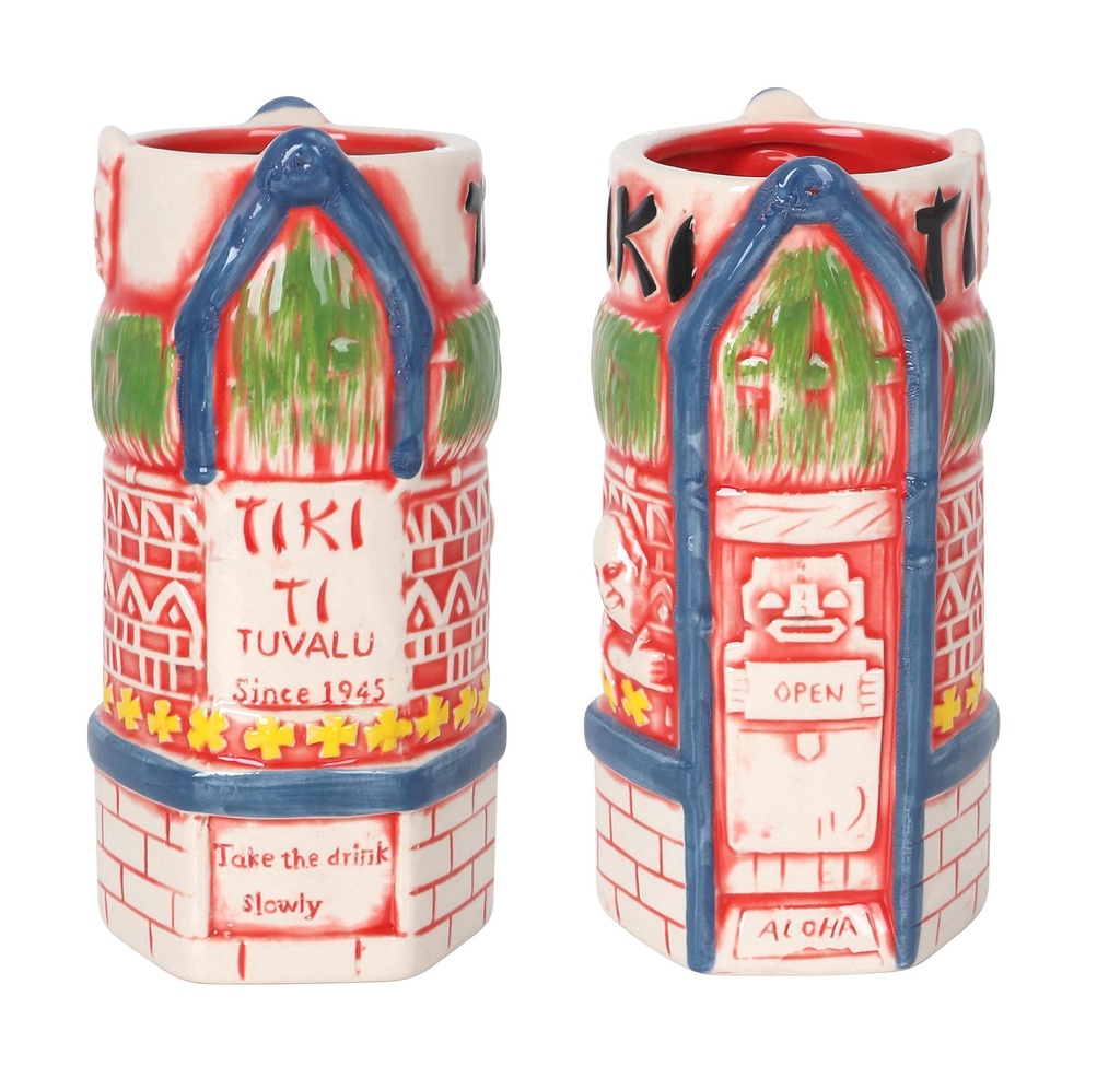 #-24- TIKI TUVALU 57cl ø8x17cm