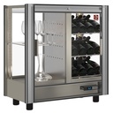 Mostrador refrigerado traversante por vino lt.216  - modulable