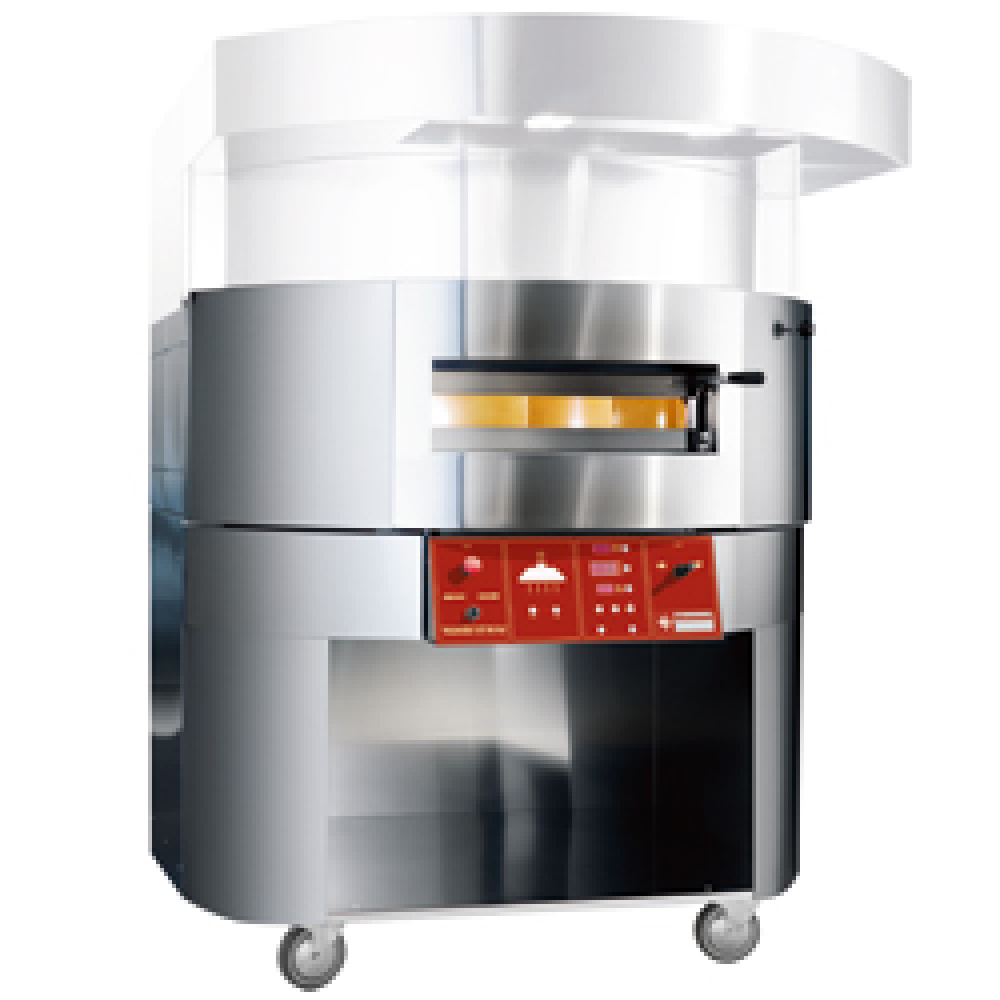 Horno eléctrico rotativo, Ø 1100 mm, armario sobre ruedas