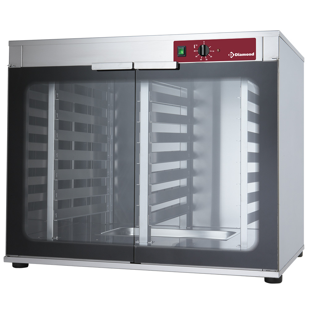 Armario de levantura para hornos, 2 puertas 2x 8 niveles