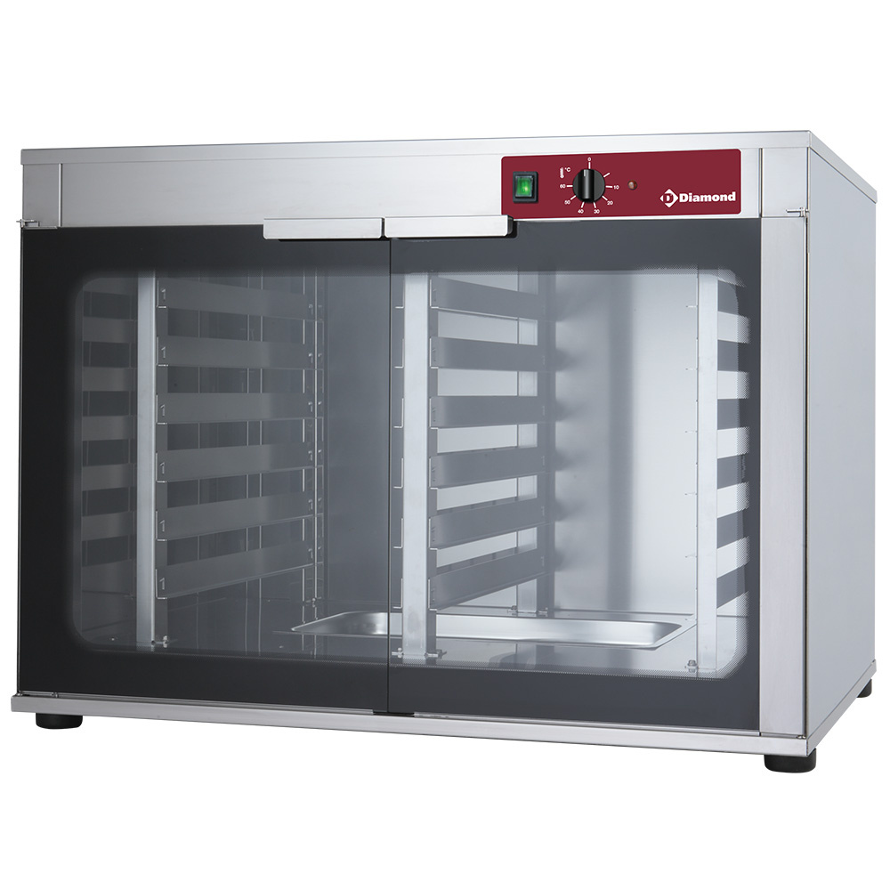Armario de levantura para hornos, 2 puertas 2x6 niveles