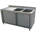 Fregadero 2 cubas 600x500xh325 y 1 escurridero